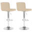 Shayna Swivel Upholstered Adjustable Height Counter Stool with Metal Frame-30878672-101385628