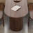 Durable Dark Brown All-solid Ash Dining Table Set-106325787
