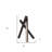 10" Black Metal Abstract Tabletop Sculpture-114715435-65739982