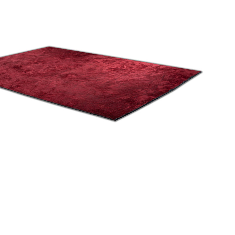 Rapture Hand-Knotted Cotton Red Area Rug, Rectangle 7'10" x 9'10"