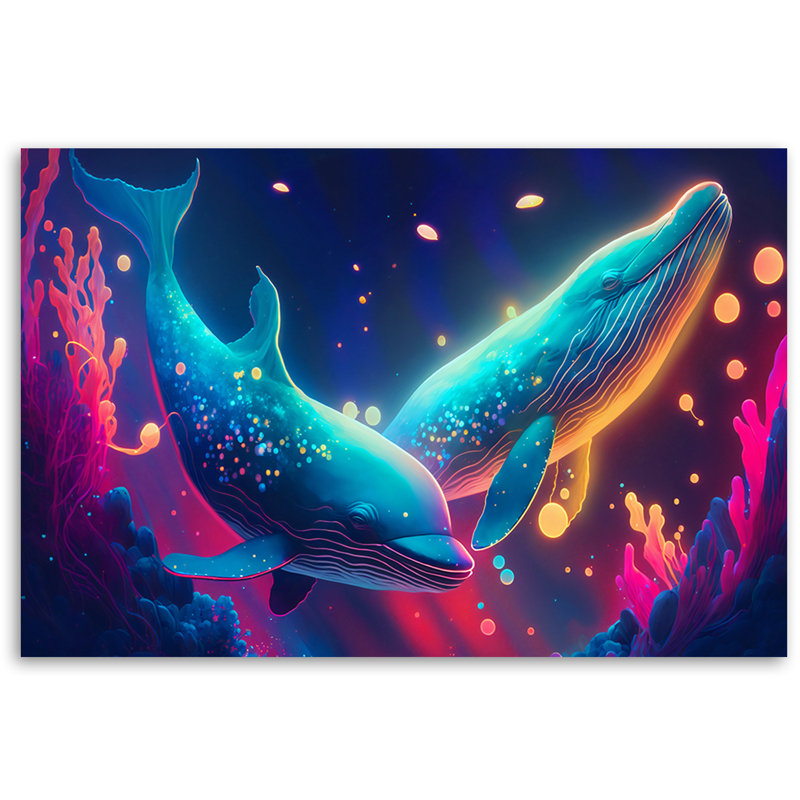 Neon - No Frame Print on Canvas
