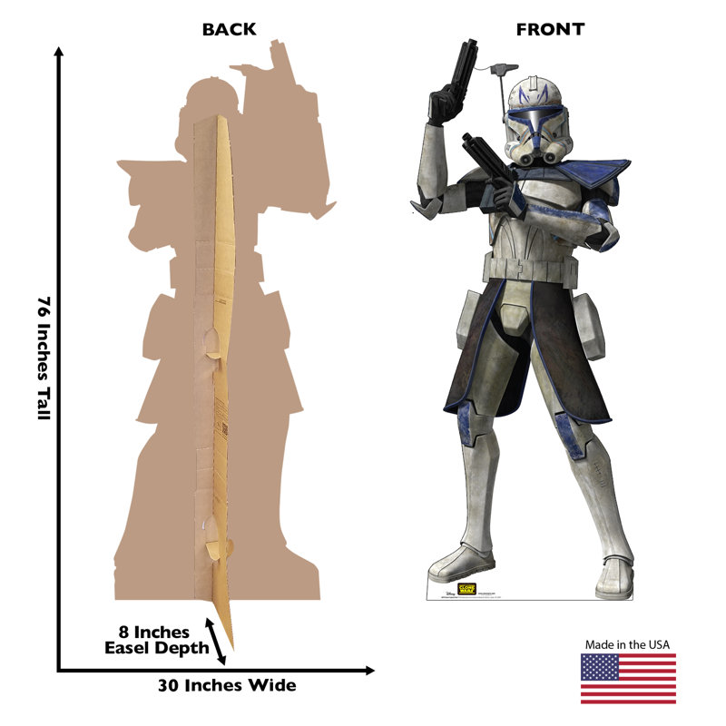 Life-Size Clone Captain Rex Cardboard Standup Decor