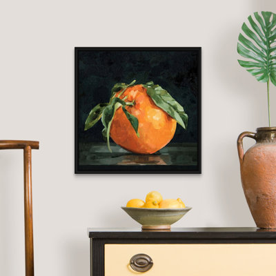 «Dark Orange Still Life II» par Emma Caroline - reproduction d'art sur toile