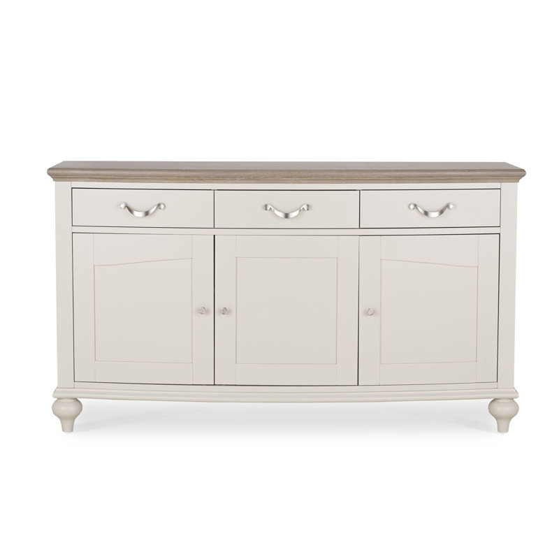 Dimas 153.8cm Sideboard, Soft Grey/Grey Washed Oak