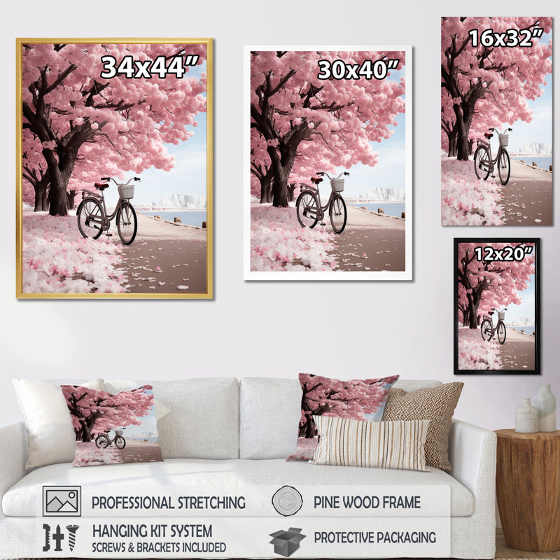 Impression sur toile, "Cycle of Life I" par Prestynne, Cadre photo argenté, H 40 po x l 30 po x P 1,5 po
