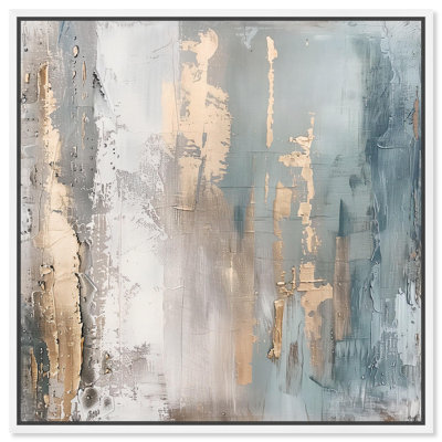 Ebony Veil (V) Canvas Minimal Abstracts by Art Remedy