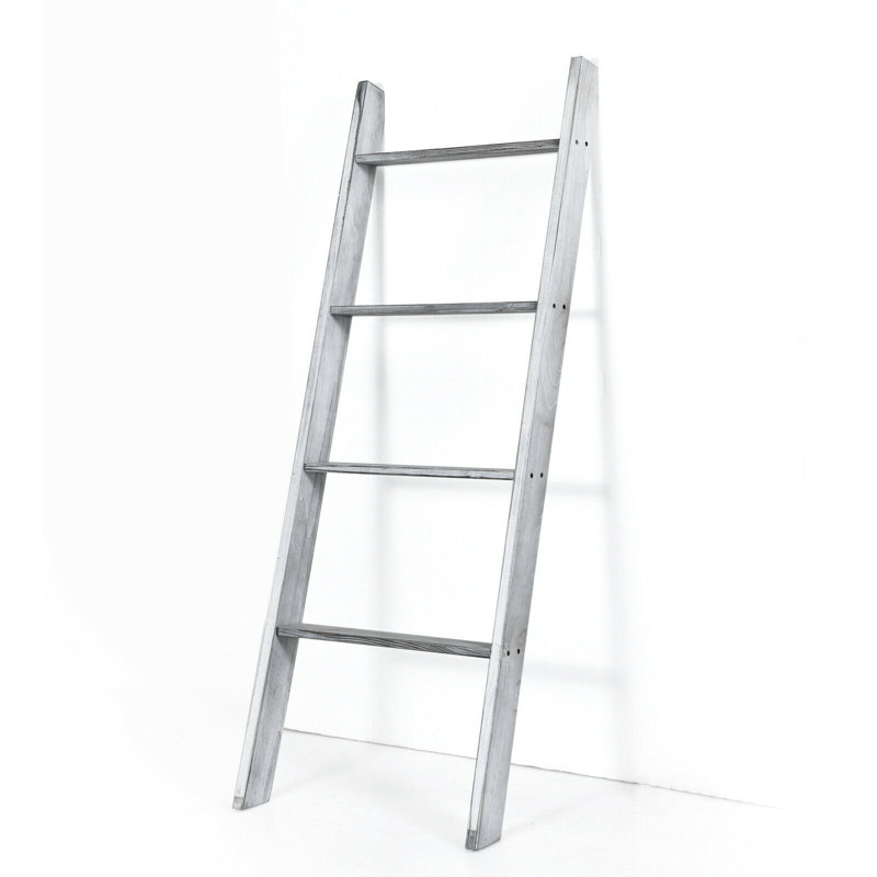 4.5 ft Blanket Ladder, Gray