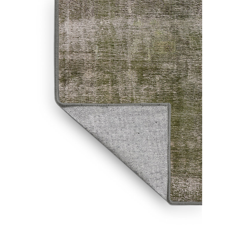 Tapis 100% Mid-Century moderne lavable à la machine 1859, Rectangle 8 pi x 10 pi