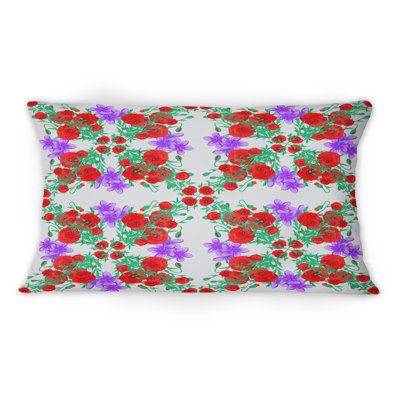 Floral Throw Pillow