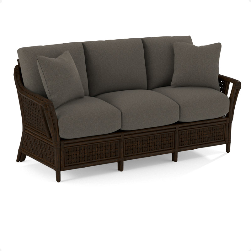 Boca Upholstered 78'' Sofa, Gray Sugar Performance, Coffee