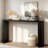 Simple Console Table With Semi-cylindrical Leg Design-387453024