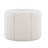 Ottoman In White Fabric