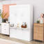 Lit escamotable avec conception à double fonction et bureau, tête de lit-349636932