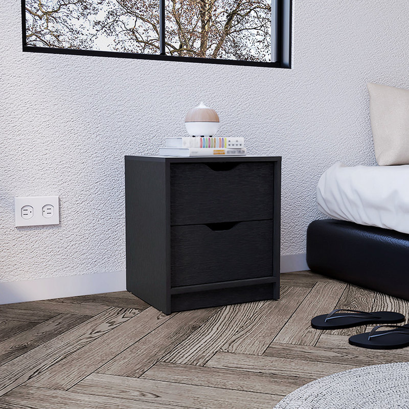 Table de chevet noire Kaylanna