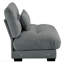 Armless Sofa W/1 Pillow - Grey-1812124686
