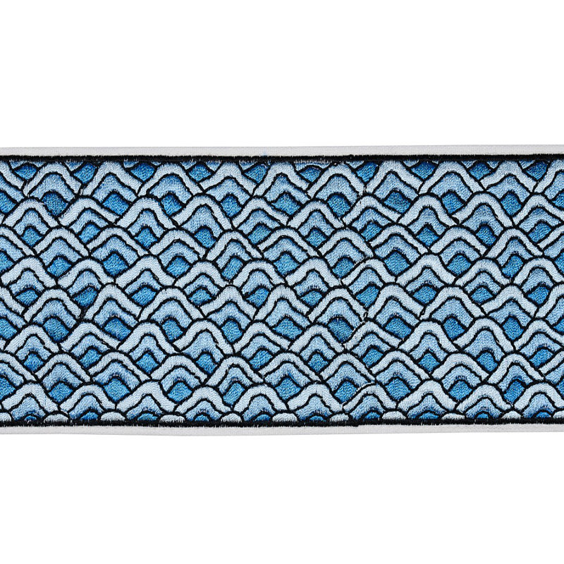 Ruban de broderie Sunrise, Bleu