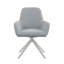 Chaise d'appoint Cheskel en gris clair