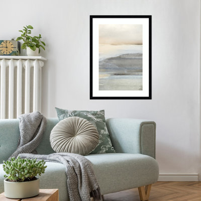 «Land No. 3» par Dan Hobday, impression sur bois encadrée