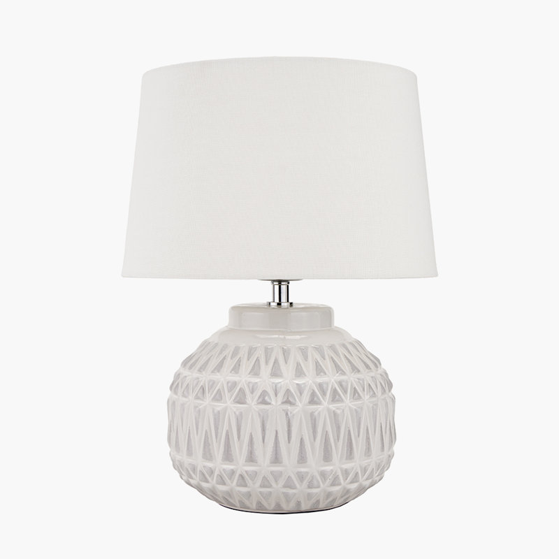 Afanasijs Ceramic Table Lamp, Warm White
