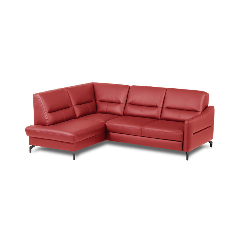 4 Seater Corner Sofa , Red, Left Hand Facing
