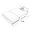 Canapé-lit en tissu beige mat 59,06 po-130003464
