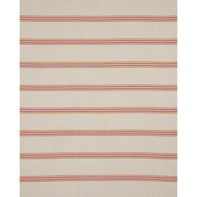 Garden Stripe Indoor/Outdoor Fabric, Red