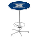 NCAA Round Metal Base Dining Table