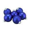 blaue Christbaumkugeln