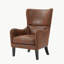 Adetola 27" Wide Polyester Wingback Chair-455361895