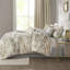 Édredon très grand en mélange de coton texturé - gris, taupe, tissu de literie 7 couleurs crème-121299757