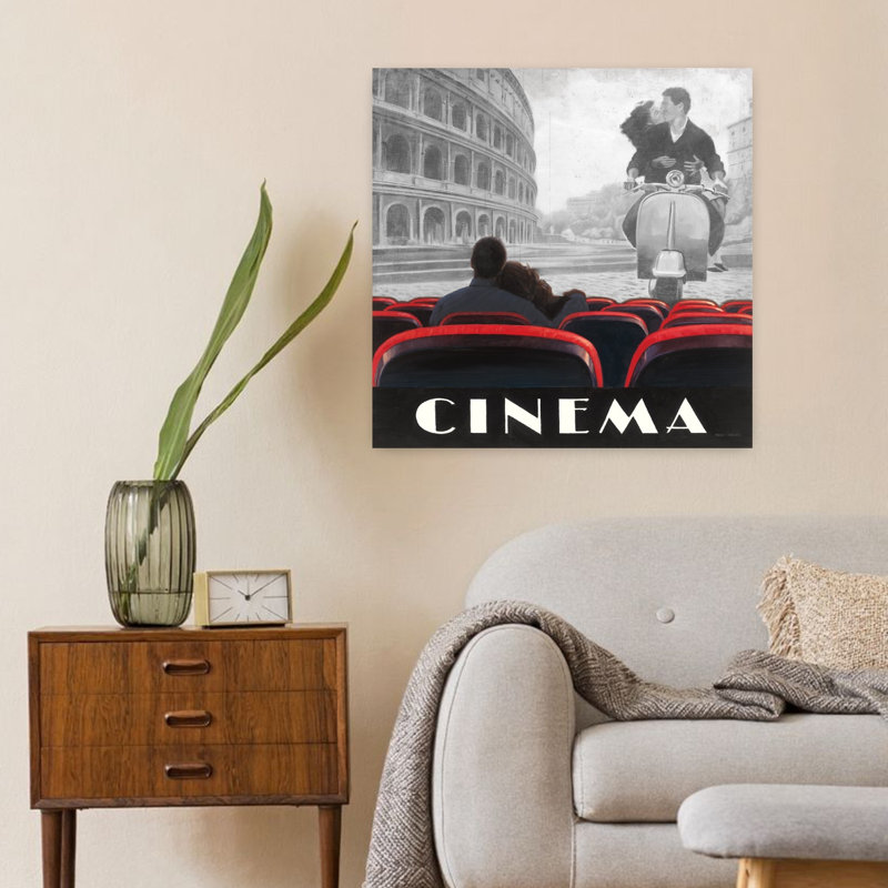Cinéma Roma, art architectural rétro, H 24 po x l 24 po
