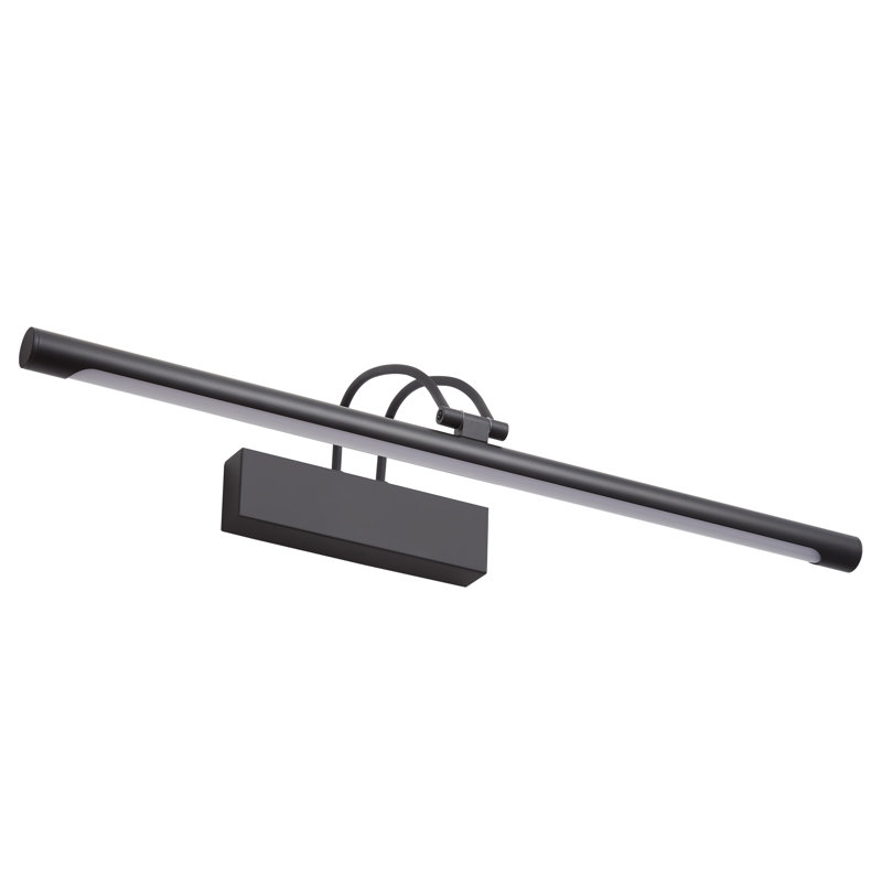 Iron LED Flush Mounted Sconce, Matte Black