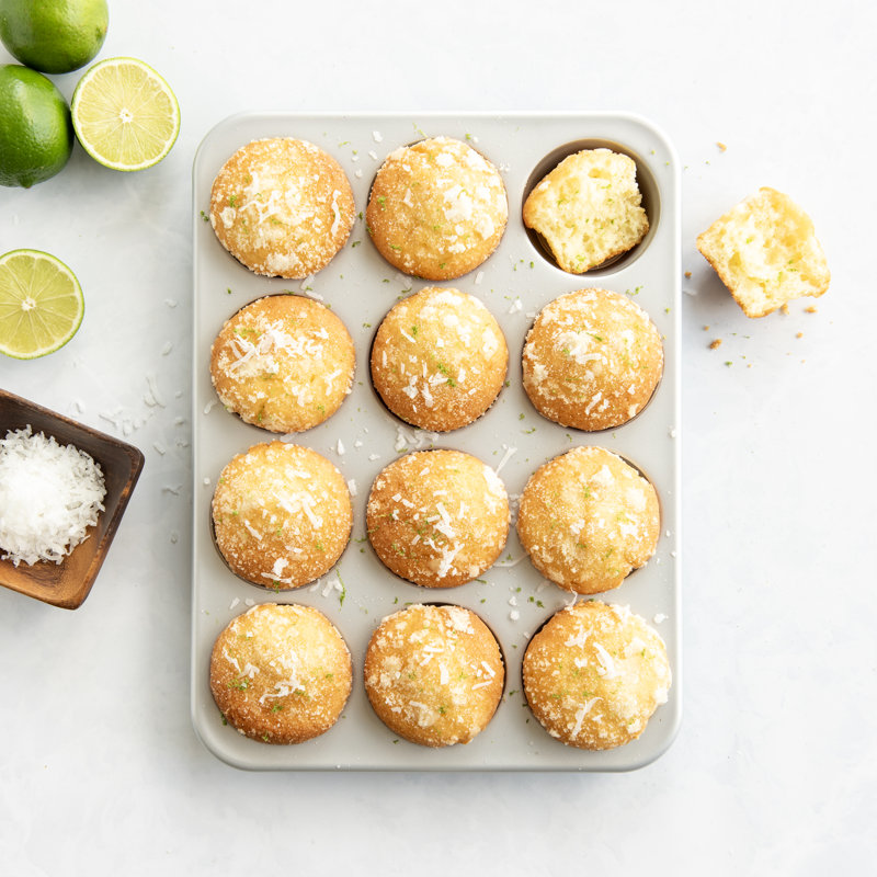 Brilliant Bakeware Essential Nonstick Baking Pan Set, Half Sheet, 9X13, Muffin, 9" Round