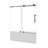 - W x 58'' H Single Added Door Frameless Tub Door with-87849808