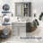 Meraris 30'' Single Bathroom Vanity with Manufactured Wood Top-880918598