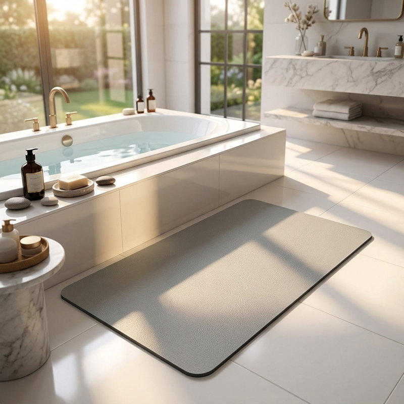 Quick-Dry Non-Slip Absorbent Bath Mat