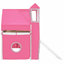 Lit mezzanine simple avec tente et tour rose