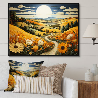 " Countryside Yellow Fields In III "