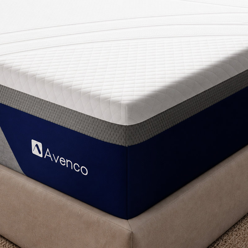 Matelas de 30 cm (12 po) en mousse à mémoire de forme infusée de gel rafraîchissant au charbon actif, support moyen et housse amovible
