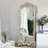 French-Style Vintage Wall-Mounted Floor-Standing Full-Length Mirror-120091406