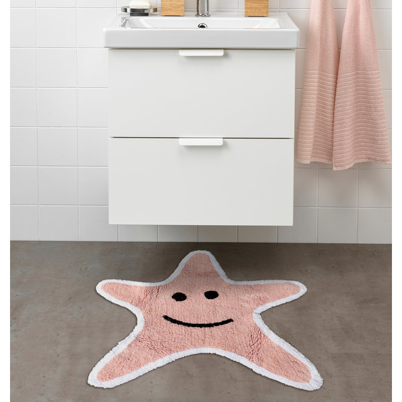 Koeppe Cotton Bath Rug, Pink