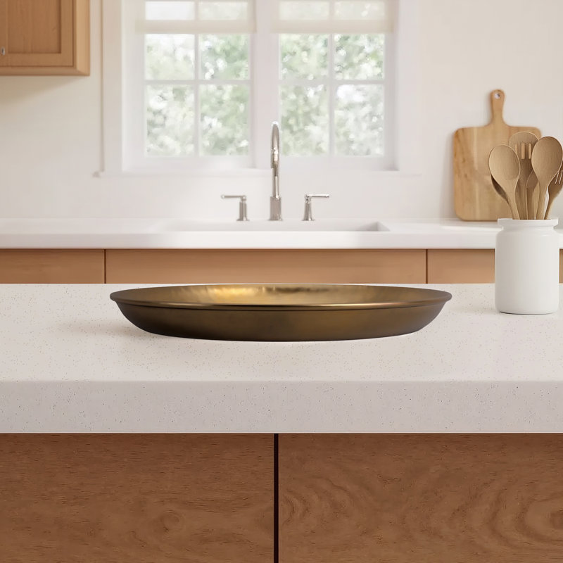 Ardis Metal Tray, 2" H x 24" W x 24" D