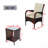 2 - Person Patio Dining Set with Square Table , Cushions Included