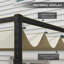 Patio Pergola with Retractable Canopy,-107403338-107403337