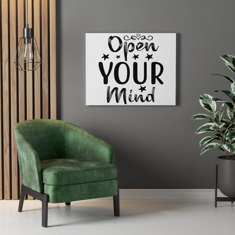 Open Your Mind - Wrapped Canvas Print