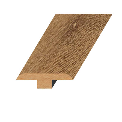 Moulure en T Zephyr vinyle 0,5 po d'épaisseur x 1,8 po de largeur x 94,5 po de longueur