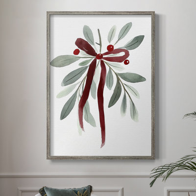 «Christmas Holiday Art XX», reproduction encadrée - bois massif