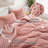 Fluffy Winter Faux Fur Warm Soft Plush Bedding Comforter Set-120838948-120838946