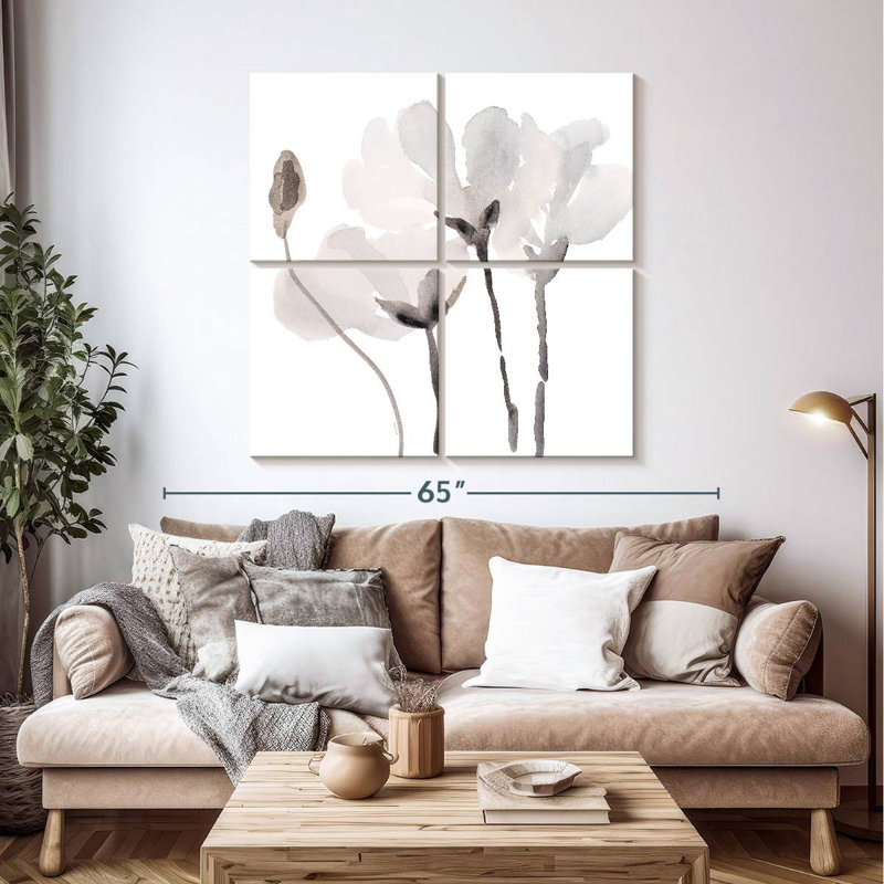 Harnek Tonal Magnolias III, H 45 po x l 45 po