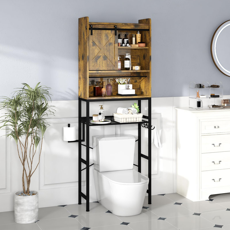 Rangement autoportant au-dessus de la toilette
